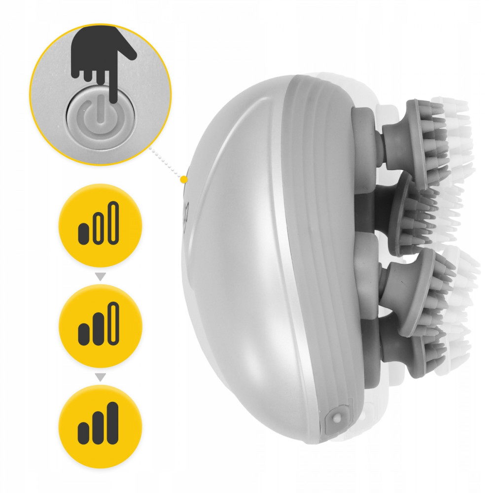 Электрический массажер для головы 4FIZJO Smart Head Massager 4FJ0619 White (P-5907739319500)