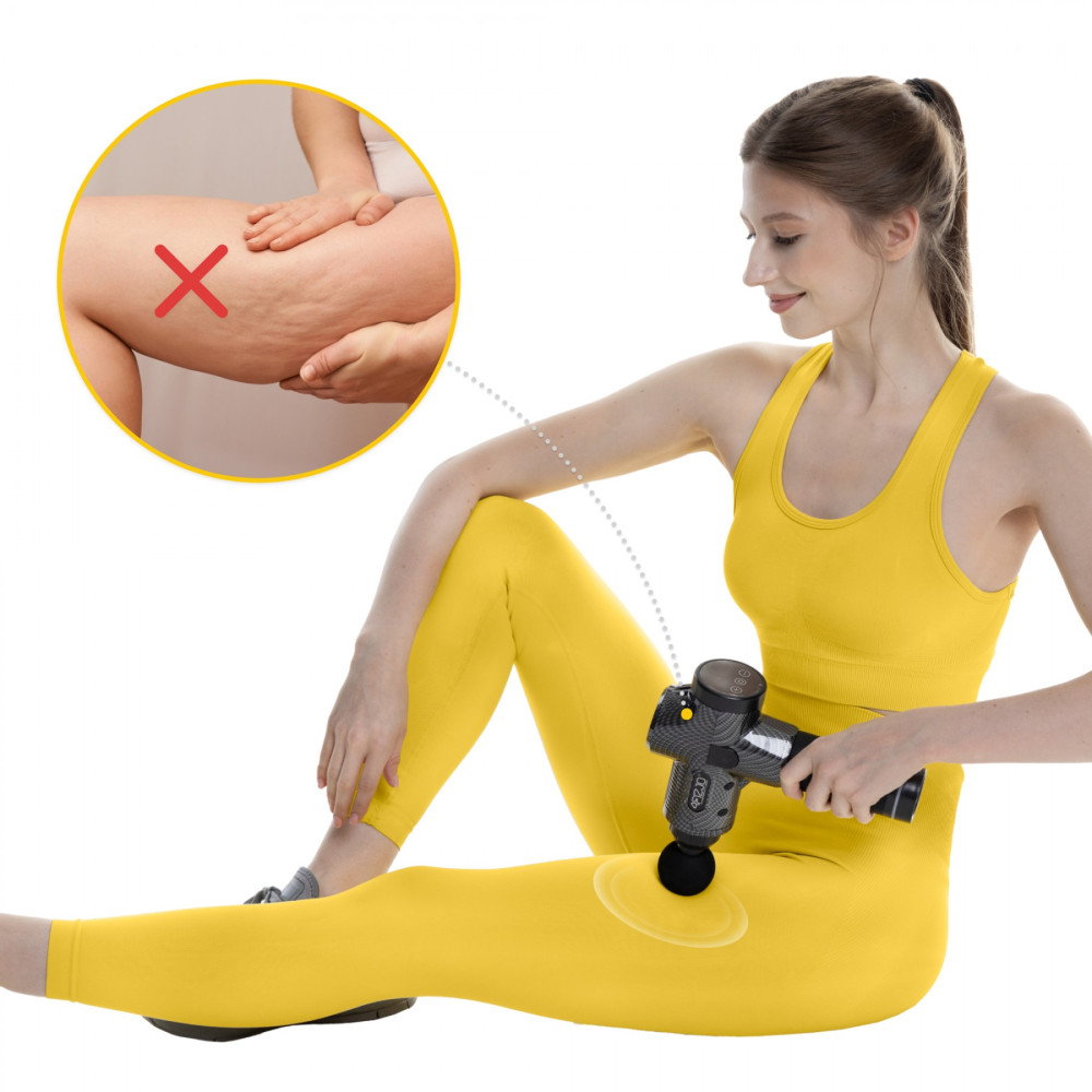 Ручной перкуссионный массажер 4FIZJO Massage Gun Ultra Cool Edition 100 Вт (массажный пистолет) MG05 (P-5905973401470)