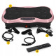 Віброплатформа для тренувань 4FIZJO Ultra+ з пультом та еспандерами Black/Pink (P-5905973402880)