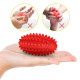 Мяч массажный огурец 4FIZJO Spike Bean 11.5 x 5 см Red (P-5905973403313)