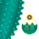 Мяч массажный огурец 4FIZJO Spike Bean 11.5 x 5 см Green (P-5905973403320)