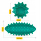 Мяч массажный огурец 4FIZJO Spike Bean 11.5 x 5 см Green (P-5905973403320)