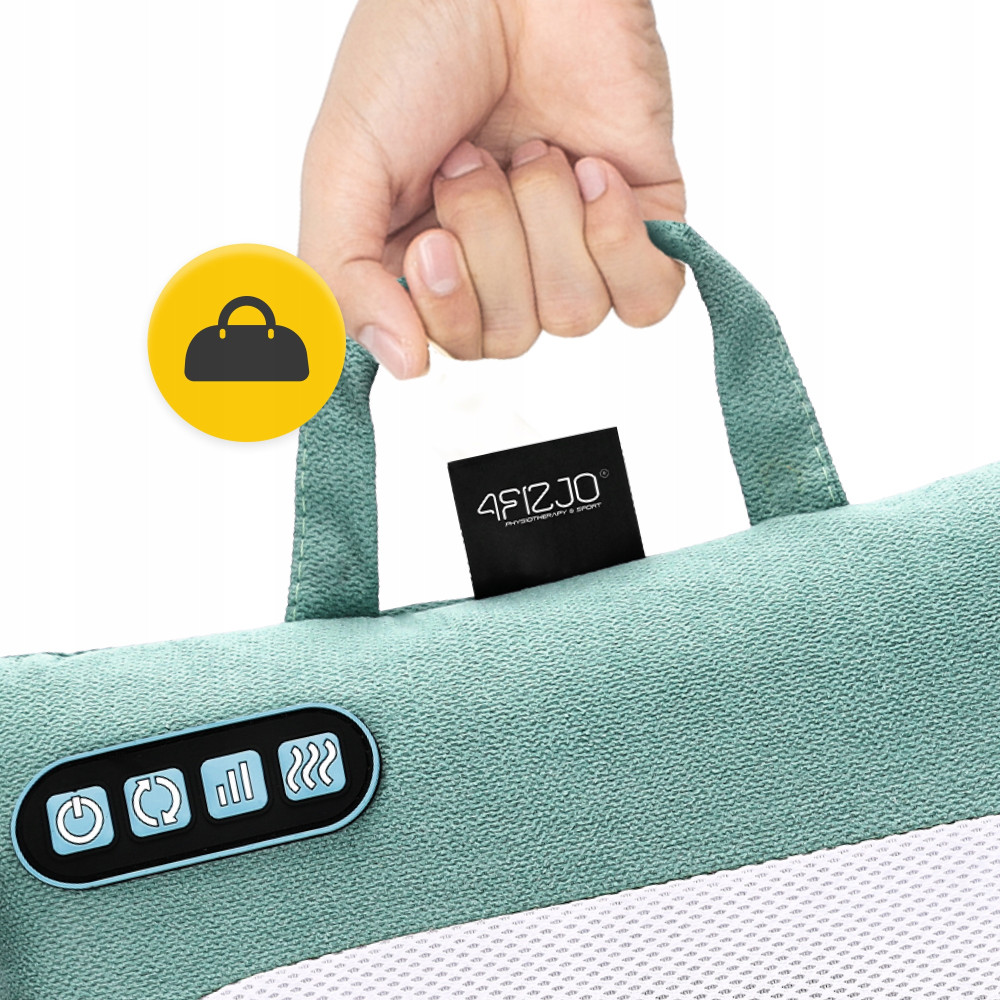 Подушка-масажер 4FIZJO Shiatsu Lite Green (P-5905973404143)