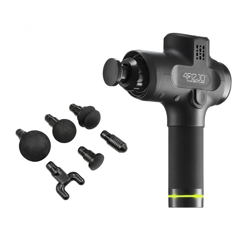 Ручний перкусійний масажер 4FIZJO Massage Gun PRO+ 250 Вт масажний пістолет (P-5907739311139)