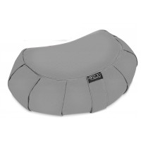 Подушка для йоги и медитации 4FIZJO Zafu полукруглая 40 x 30 x 12 см Grey (P-5907739315502)