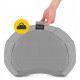 Подушка для йоги и медитации 4FIZJO Zafu полукруглая 40 x 30 x 12 см Grey (P-5907739315502)