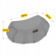 Подушка для йоги и медитации 4FIZJO Zafu полукруглая 40 x 30 x 12 см Grey (P-5907739315502)