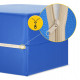 Блок для реабілітації та масажу 4FIZJO 40 x 30 x 15 см Blue (P-5905973403016)