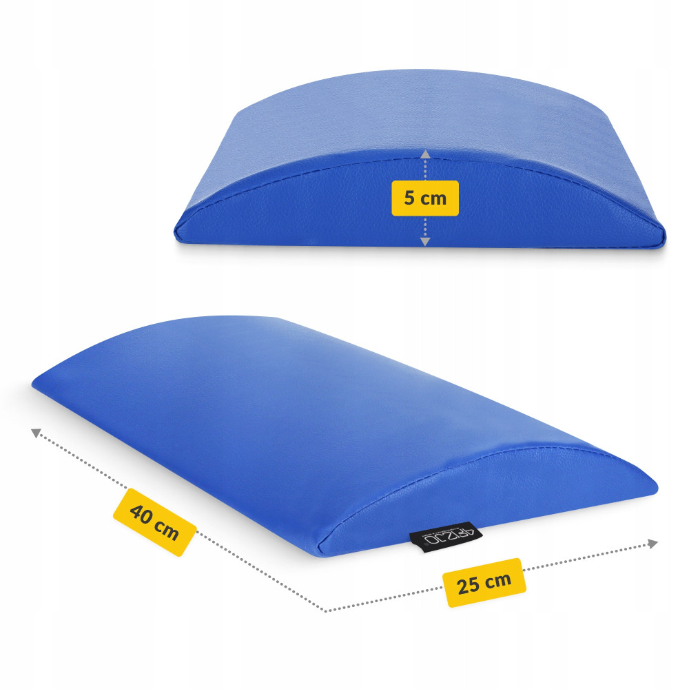 Полувалік для реабілітації та масажу 4FIZJO 40 x 25 x 5 Blue (P-5905973403061)