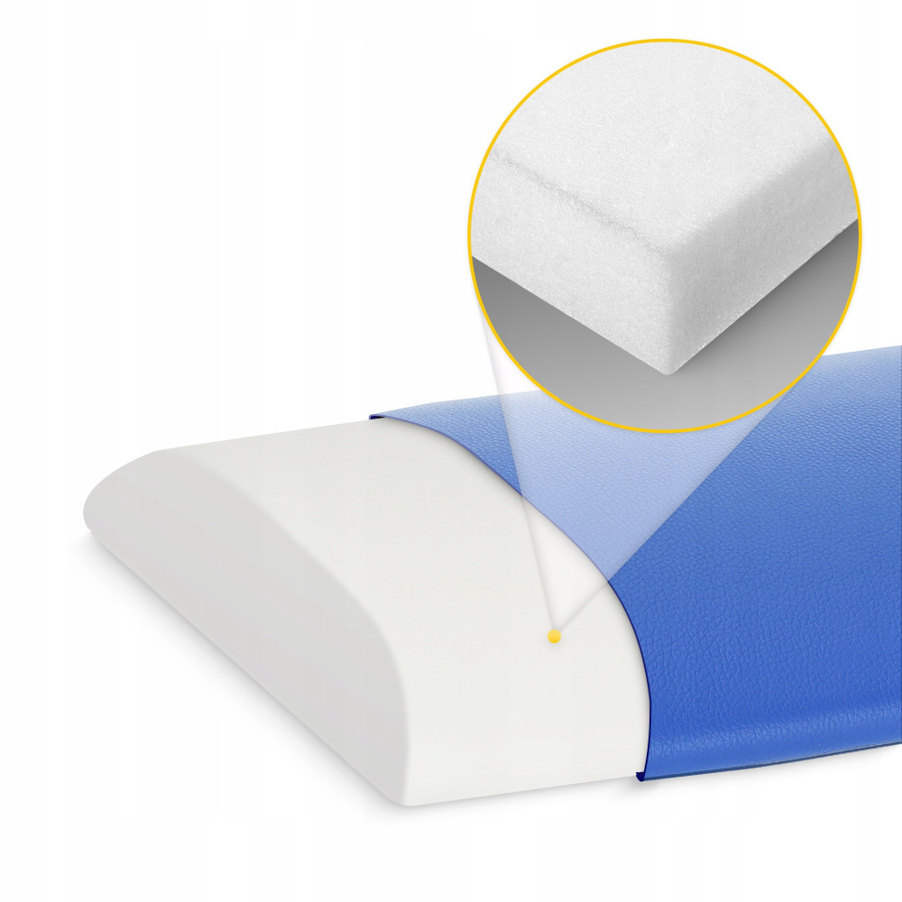 Полувалік для реабілітації та масажу 4FIZJO 40 x 25 x 5 Blue (P-5905973403061)