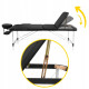 Массажный стол складной 4FIZJO Massage Table+ Alu W60 Black (P-5907739318381)