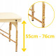 Массажный стол складной 4FIZJO Massage Table Wood W60 Beige TABLEW60BEIGE (P-5907739318350)