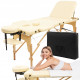 Массажный стол складной 4FIZJO Massage Table Wood W60 Beige TABLEW60BEIGE (P-5907739318350)