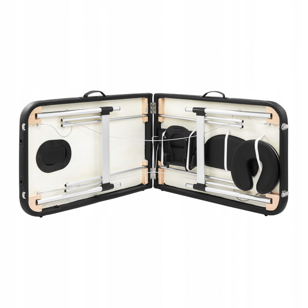 Масажний стіл складаний 4FIZJO Massage Table Alu W60 Black TABLEW60BLACK (P-5907739318374)