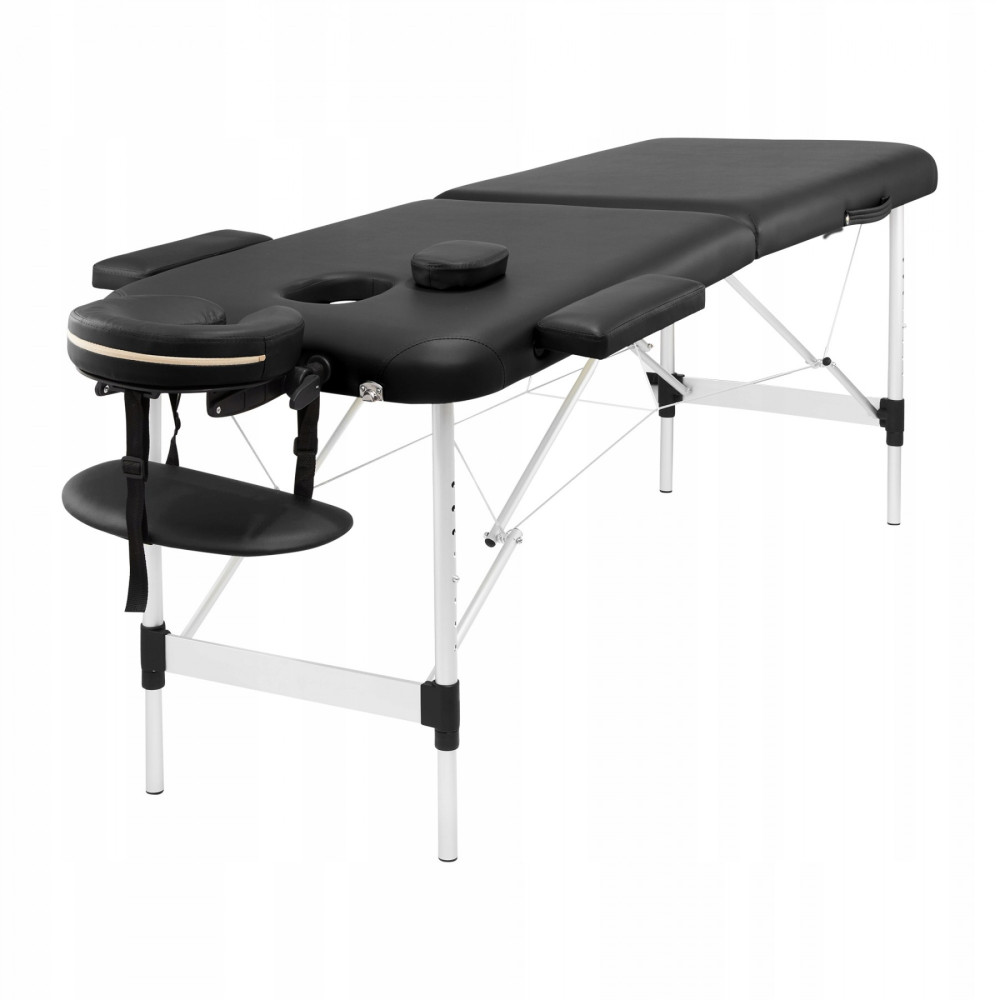 Масажний стіл складаний 4FIZJO Massage Table Alu W60 Black TABLEW60BLACK (P-5907739318374)