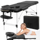 Масажний стіл складаний 4FIZJO Massage Table Alu W60 Black TABLEW60BLACK (P-5907739318374)