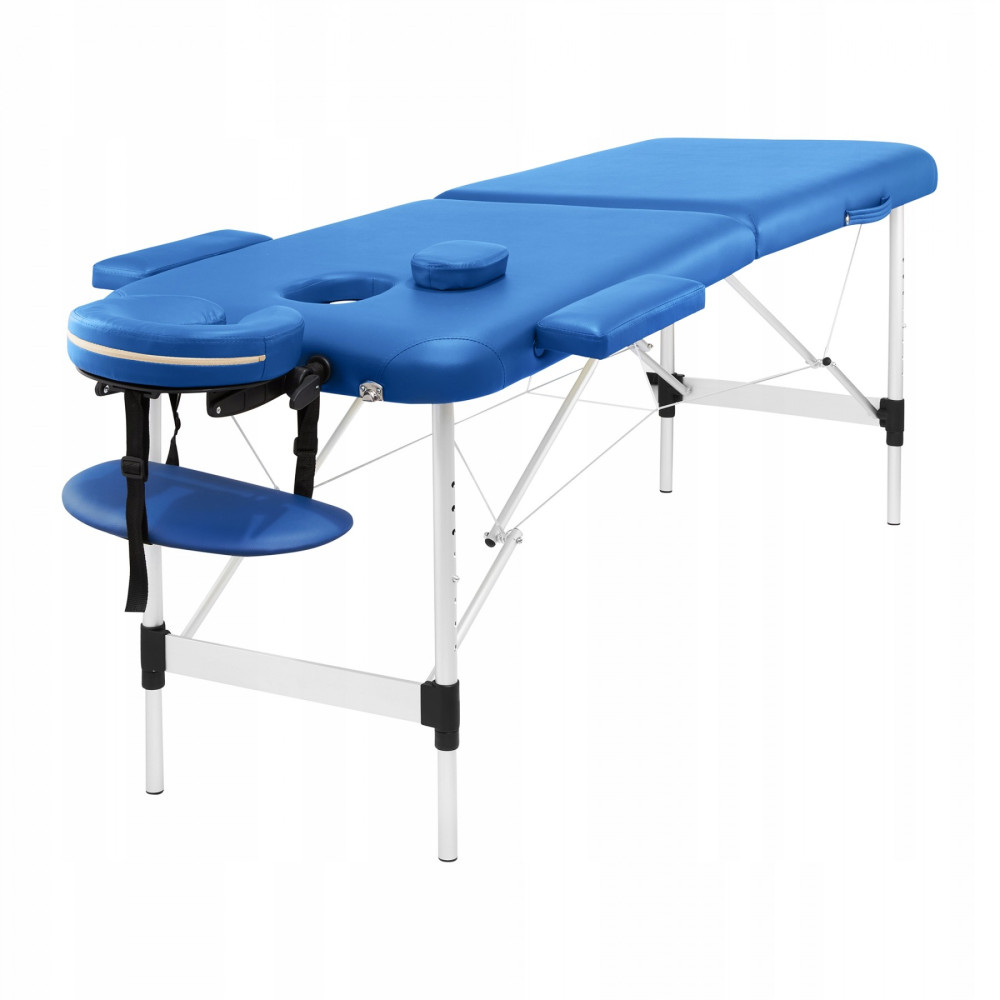 Массажный стол складной 4FIZJO Massage Table Alu W60 Blue TABLEW60BLUE (P-5907739318404)