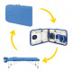 Массажный стол складной 4FIZJO Massage Table Alu W60 Blue TABLEW60BLUE (P-5907739318404)