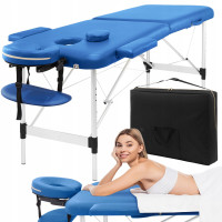 Массажный стол складной 4FIZJO Massage Table Alu W60 Blue TABLEW60BLUE (P-5907739318404)