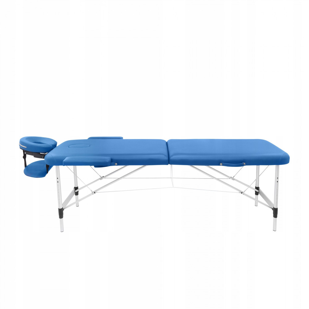 Массажный стол складной 4FIZJO Massage Table Alu W60 Blue TABLEW60BLUE (P-5907739318404)