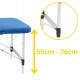 Массажный стол складной 4FIZJO Massage Table Alu W60 Blue TABLEW60BLUE (P-5907739318404)