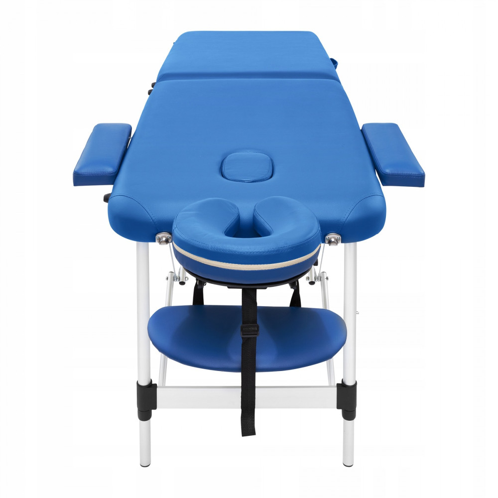 Массажный стол складной 4FIZJO Massage Table Alu W60 Blue TABLEW60BLUE (P-5907739318404)