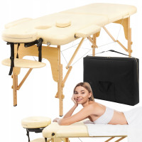 Массажный стол складной 4FIZJO Massage Table Wood W70 Beige TABLEW70BEIGE (P-5907739318343)