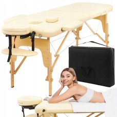 Массажный стол складной 4FIZJO Massage Table Wood W70 Beige TABLEW70BEIGE (P-5907739318343)