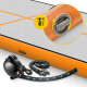 Мат гімнастичний надувний 4FIZJO Air Track Mat 500 x 200 x 20 см White/Orange (P-5907739312051)