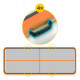 Мат гімнастичний надувний 4FIZJO Air Track Mat 500 x 200 x 20 см White/Orange (P-5907739312051)