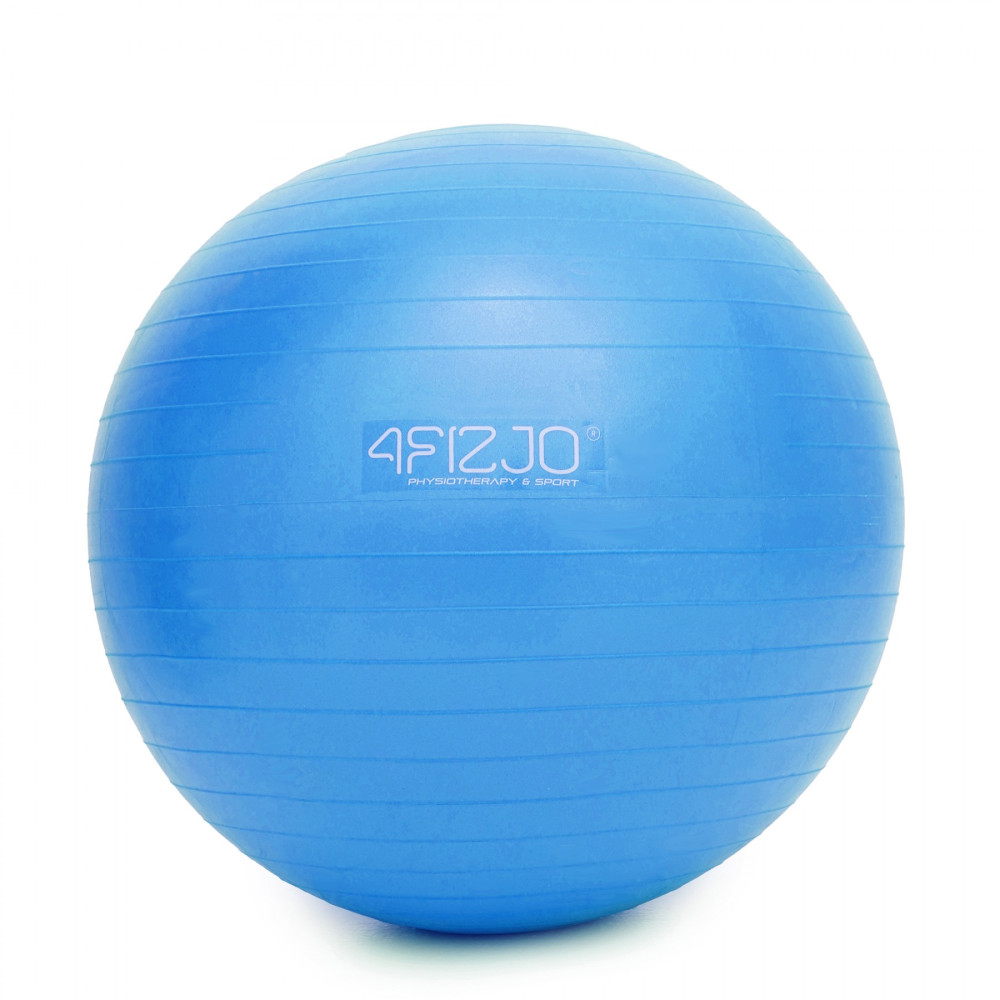 Мяч для фитнеса (фитбол) 4FIZJO 55 см Anti-Burst Blue 4FJ0030 (P-5907222931493)