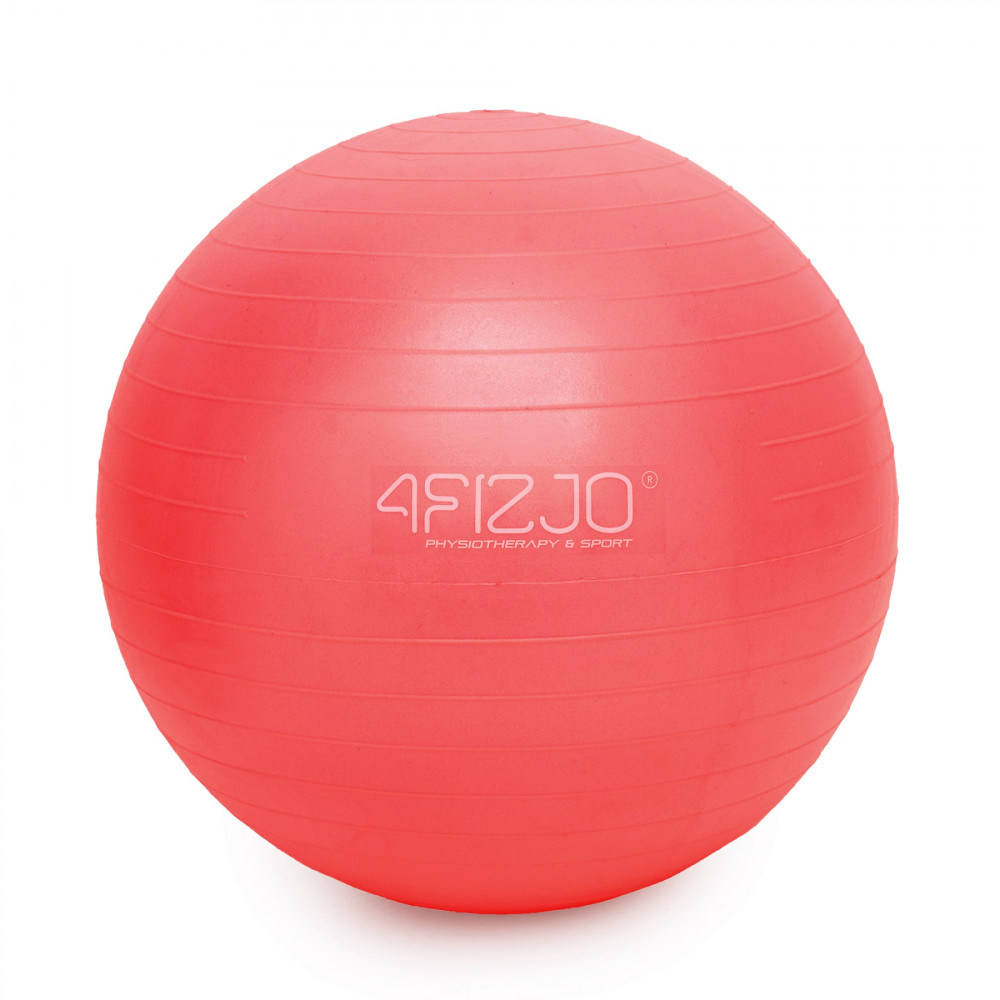 Мяч для фитнеса (фитбол) 4FIZJO 55 см Anti-Burst Red 4FJ0031 (P-5907222931509)