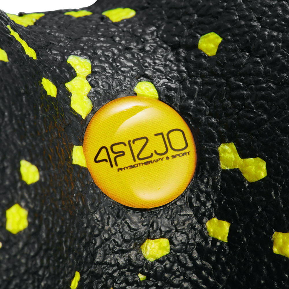 Масажний м'яч подвійний 4FIZJO EPP DuoBall 08 Black/Yellow 4FJ0083 (P-5907222931301)
