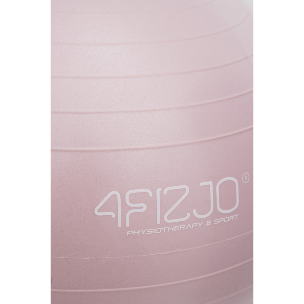 М'яч для фітнесу (фітбол) 4FIZJO 55 см Anti-Burst 4FJ0398 Pink (P-5907739316271)
