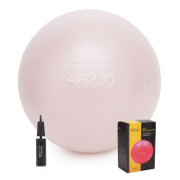 М'яч для фітнесу (фітбол) 4FIZJO 55 см Anti-Burst 4FJ0398 Pink (P-5907739316271)