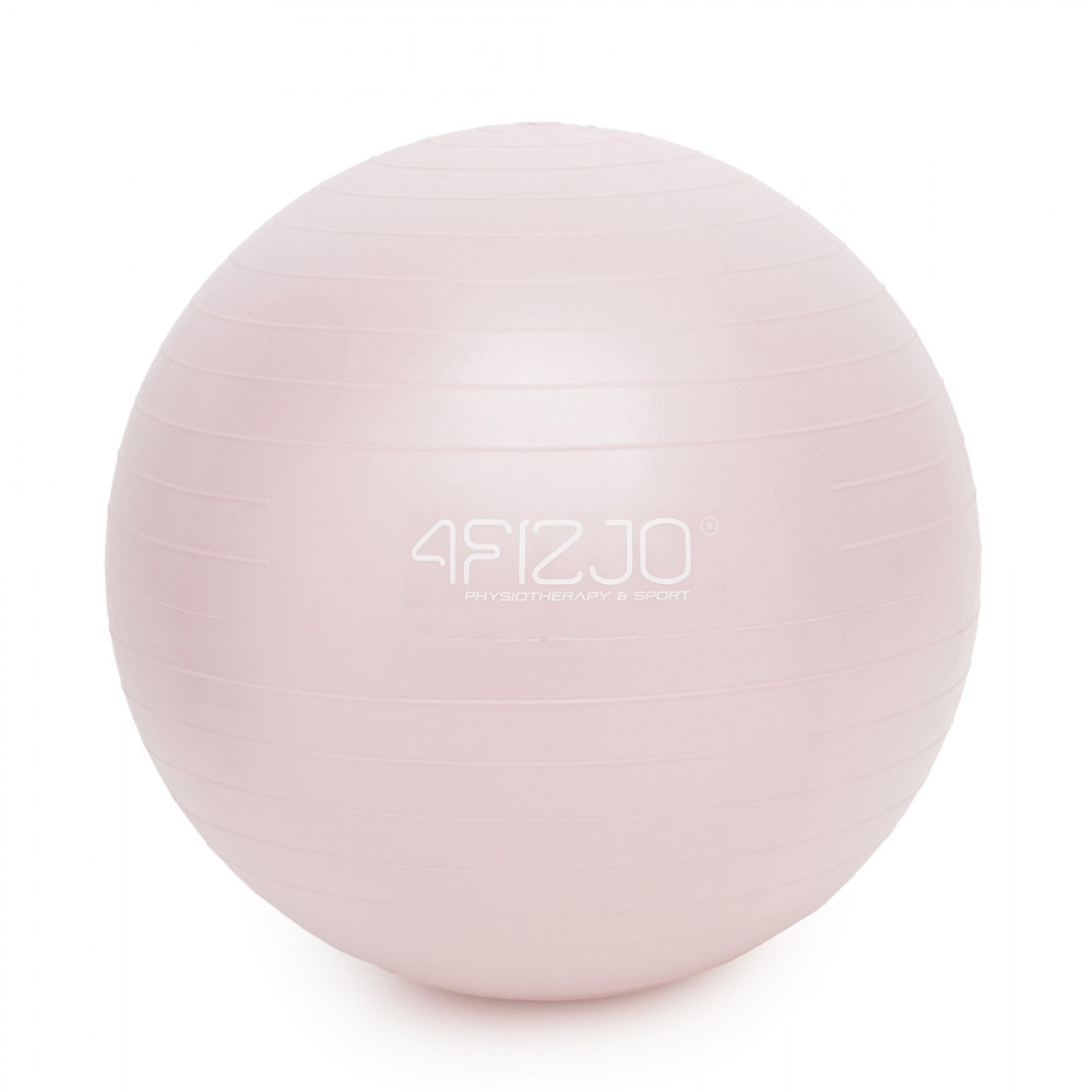 М'яч для фітнесу (фітбол) 4FIZJO 55 см Anti-Burst 4FJ0398 Pink (P-5907739316271)