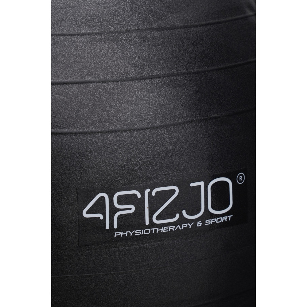М'яч для фітнесу (фітбол) 4FIZJO 55 см Anti-Burst 4FJ0399 Black (P-5907739316257)