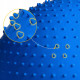 М'яч для фітнесу (фітбол) 4FIZJO 65 см масажний Anti-Burst 4FJ0616 Blue (P-5905973400213)