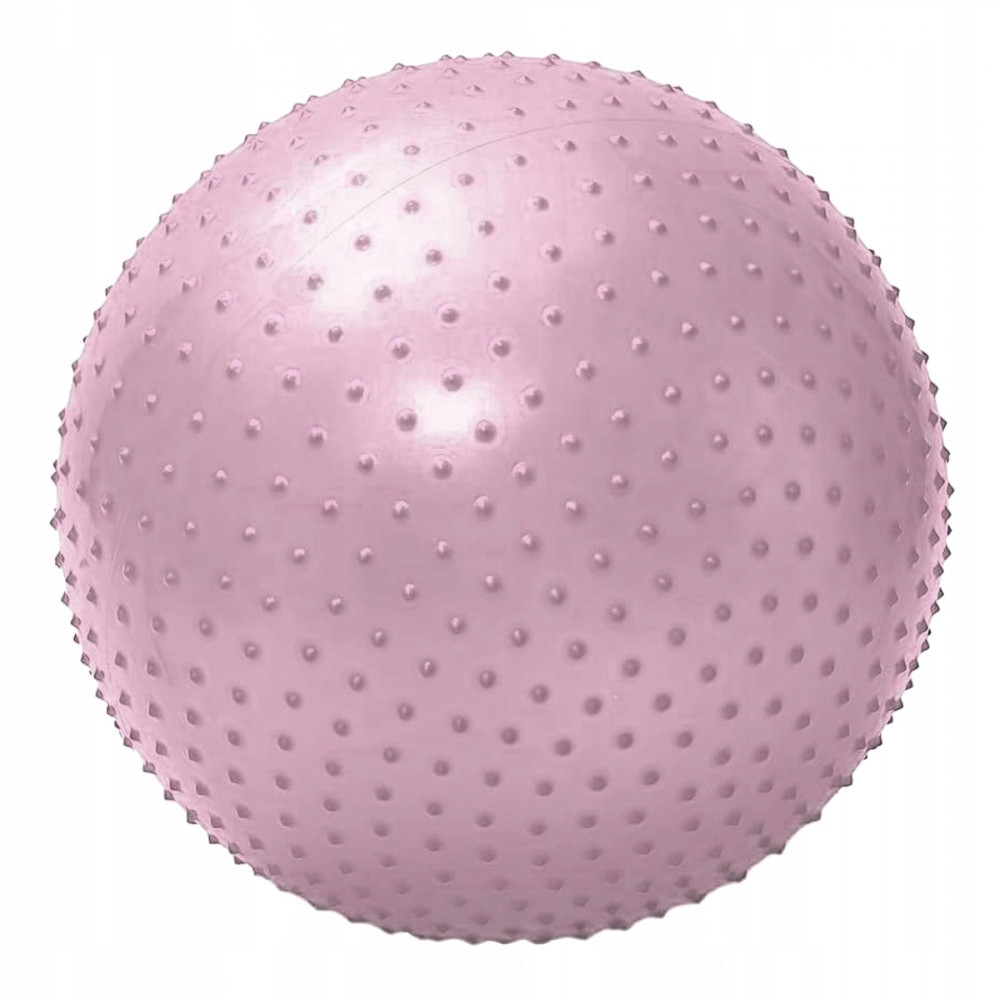 М'яч для фітнесу (фітбол) 4FIZJO 65 см масажний Anti-Burst 4FJ0617 Pink (P-5905973400220)