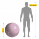 М'яч для фітнесу (фітбол) 4FIZJO 65 см масажний Anti-Burst 4FJ0617 Pink (P-5905973400220)