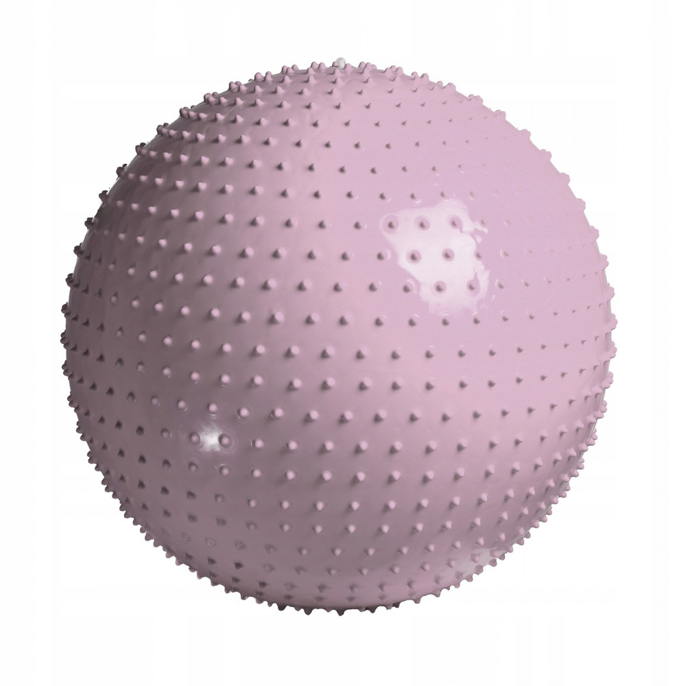 М'яч для фітнесу (фітбол) 4FIZJO 65 см масажний Anti-Burst 4FJ0617 Pink (P-5905973400220)