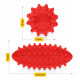 М'яч масажний огірок 4FIZJO Spike Bean 11.5 x 5 см 4FJ0651 Red (P-5905973400190)