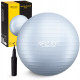 Мяч для фитнеса (фитбол) 4FIZJO 55 см Anti-Burst Grey (P-5905973404747)