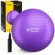 Мяч для фитнеса (фитбол) 4FIZJO 75 см Anti-Burst Violet (P-5905973404815)