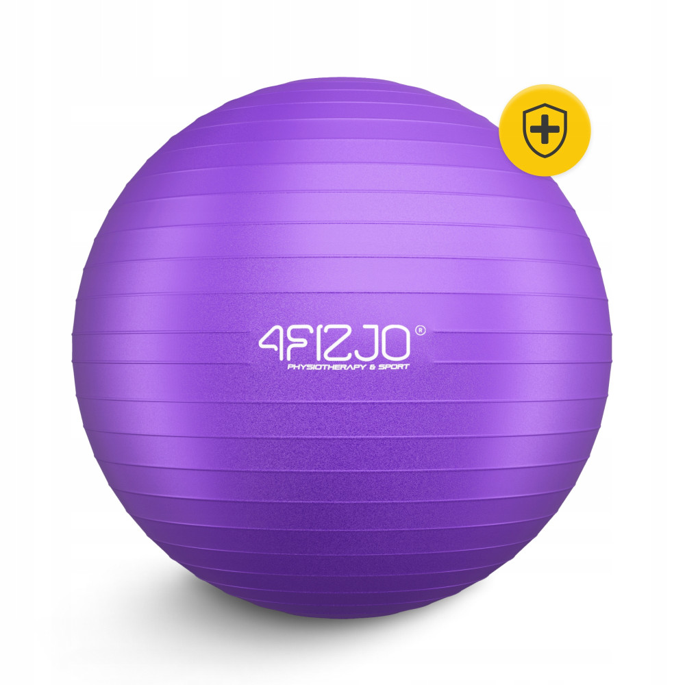 М'яч для фітнесу (фітбол) 4FIZJO 85 см Anti-Burst Violet (P-5905973404846)