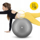 Мяч для фитнеса (арахис) 4FIZJO Air Ball Peanut 45 x 90 см Anti-Burst Grey (P-5905973407175)