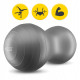 Мяч для фитнеса (арахис) 4FIZJO Air Ball Peanut 45 x 90 см Anti-Burst Grey (P-5905973407175)
