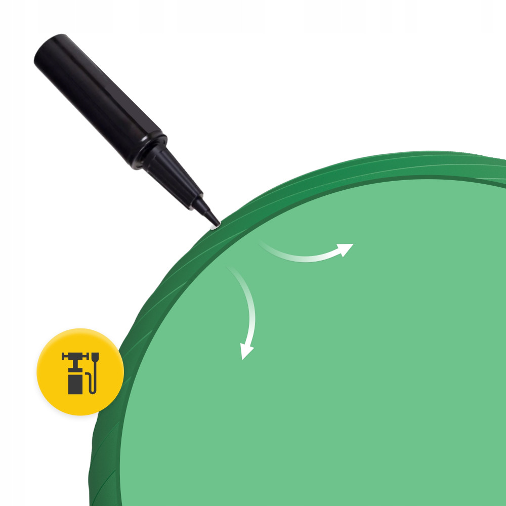 Мяч для фитнеса (фитбол) 4FIZJO 55 см Anti-Burst Green (P-5907739316264)