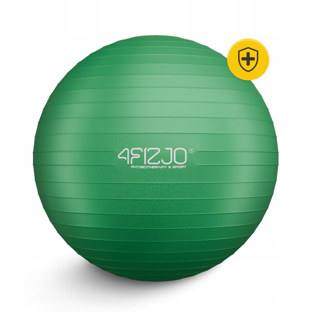 Мяч для фитнеса (фитбол) 4FIZJO 55 см Anti-Burst Green (P-5907739316264)