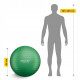 М'яч для фітнесу (фітбол) 4FIZJO 65 см Anti-Burst Green (P-5907739316332)